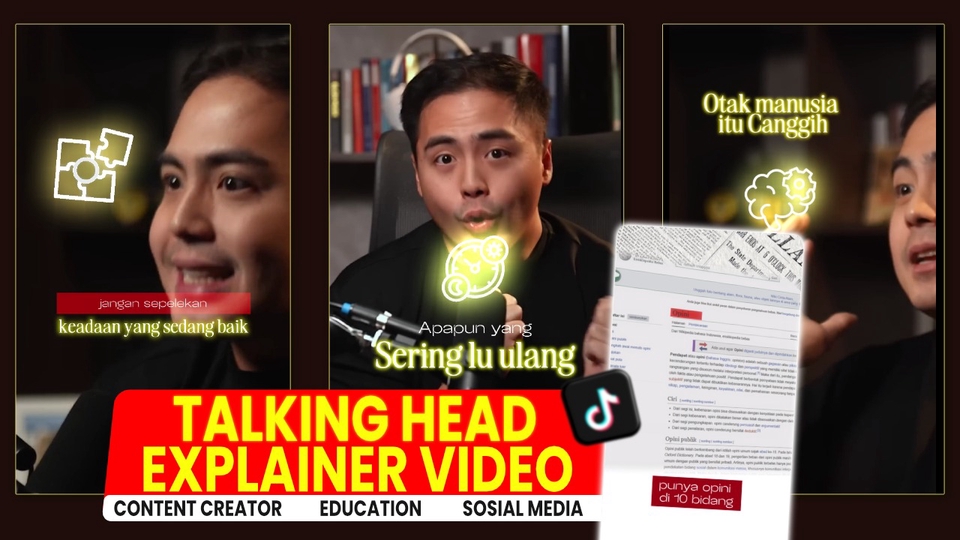 Jasa Editing Video Online Berkualitas & Profesional - EDITING TALKING HEAD VIDEO | SOSIAL MEDIA | EDUCATION | CREATOR