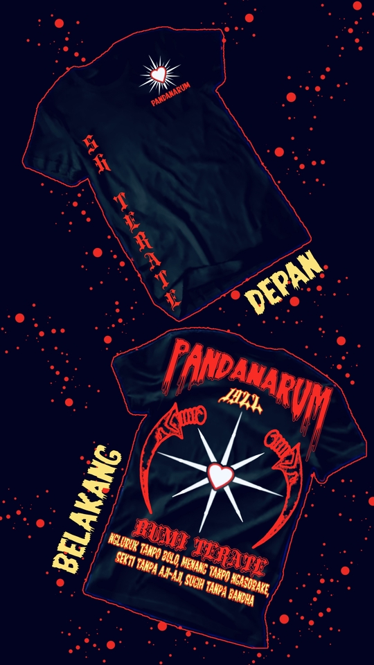 Desain Kaos & Motif - DESIGN CUSTOM KAOS & FLAG MODERN - 5