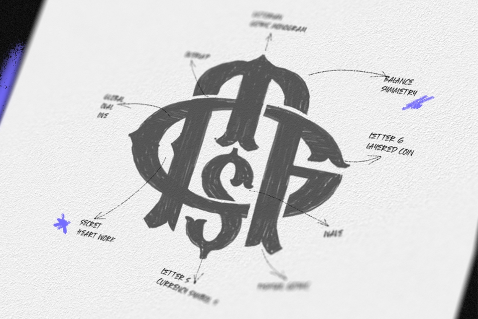 Logo - Custom Logo Huruf Gothic untuk Brand Fashion Unlimited Revision - 3