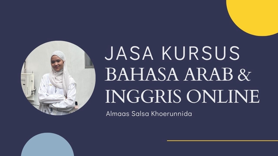 Kursus / Les dan Belajar Bahasa Inggris Online - JASA KURSUS BAHASA ARAB ONLINE