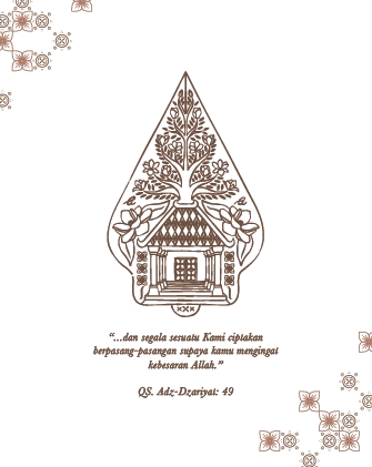 Line Art - Custom Ilustrasi Gunungan Batik untuk Undangan, Souvenir Pernikahan/Wedding Stationery - 7