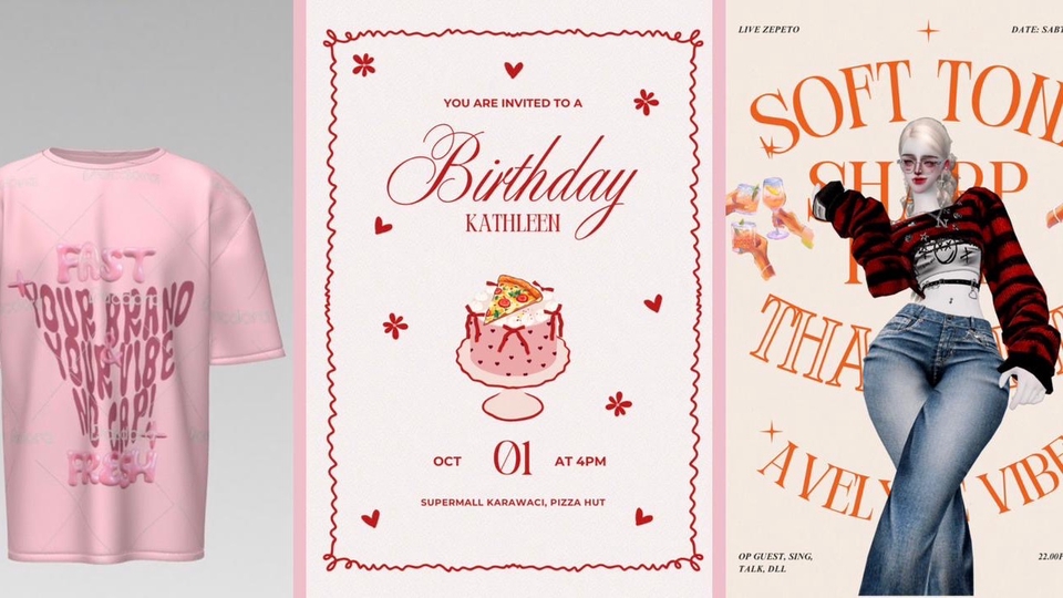 Jasa Lainnya di Desain Grafik - Design T-Shirt, Poster, Souvenir