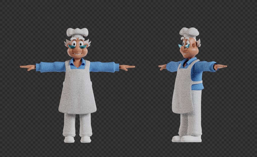 3D & Perspektif - Desain 3D Karater Modeling Blender - 7