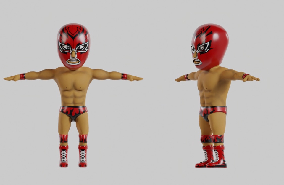 3D & Perspektif - Desain 3D Karater Modeling Blender - 8