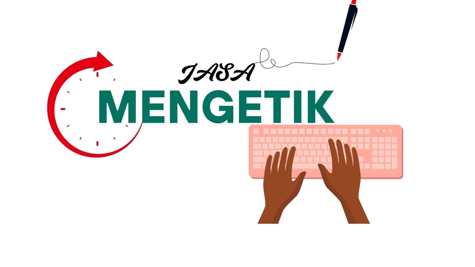 Mengetik cepat & rapi: tugas, laporan, artikel, PDF ke Word, tulisan tangan, siap bantu!