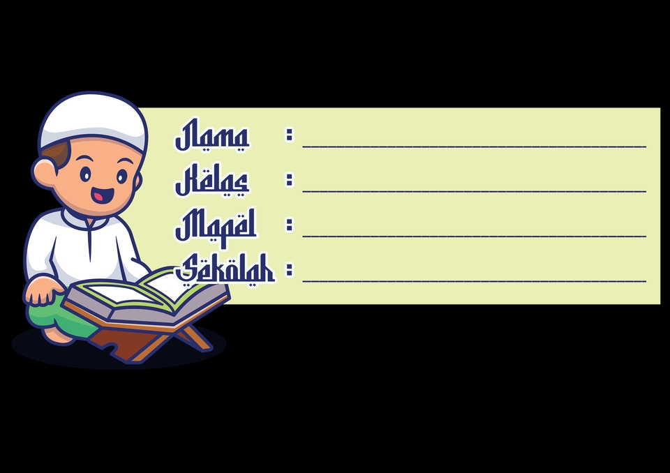 Desain Stiker - Design sticker mapel untuk sekolah, kuliah, dll (10design) - 2