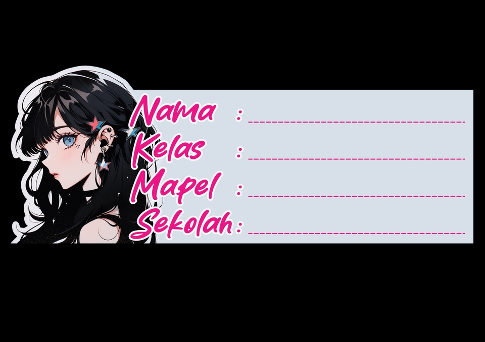 Desain Stiker - Design sticker mapel untuk sekolah, kuliah, dll (10design) - 4