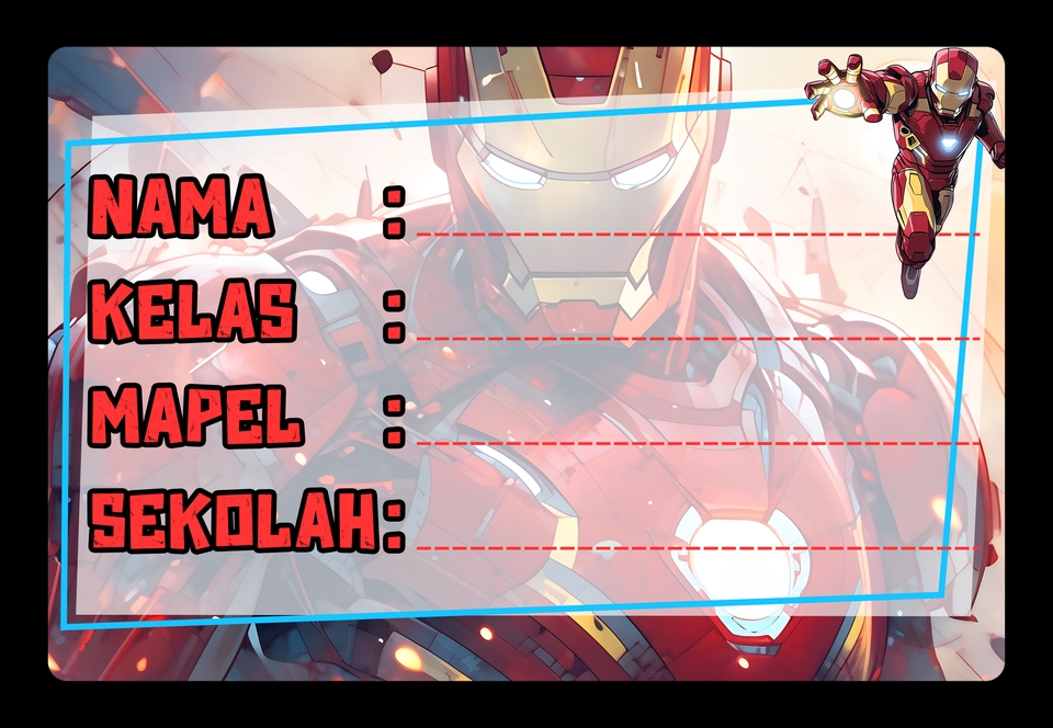 Desain Stiker - Design sticker mapel untuk sekolah, kuliah, dll (10design) - 7