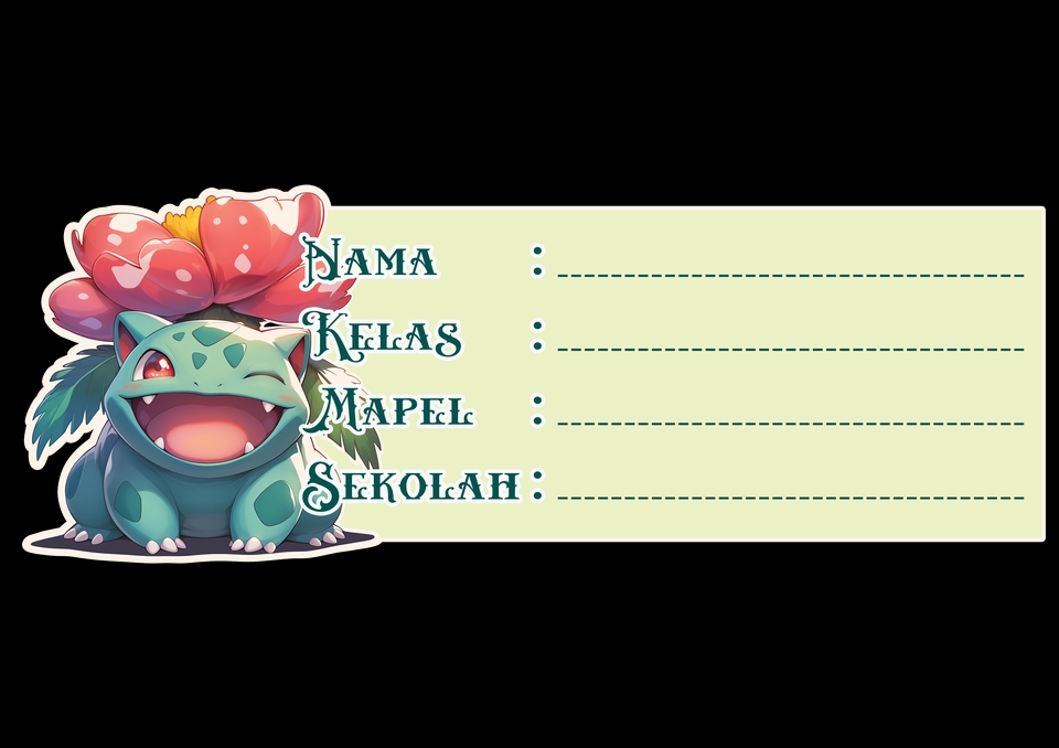 Desain Stiker - Design sticker mapel untuk sekolah, kuliah, dll (10design) - 3