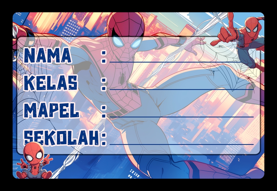 Desain Stiker - Design sticker mapel untuk sekolah, kuliah, dll (10design) - 9
