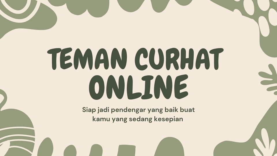 Jasa Lainnya di Gaya Hidup - Jasa Konseling Curhat: Tempat Aman untuk Cerita Tanpa Di-Hakimi