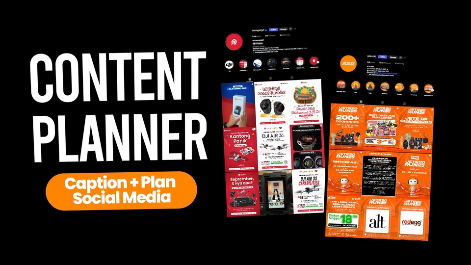 Jasa Copywriting untuk Landing Page dan Deskripsi Produk - Pembuatan Copywriting Caption Instagram dan Content Planner Social Media