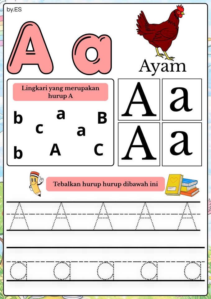Canva - Canva Designer - Worksheet Anak & Template Edukasi Islami dan bahasa inggris - 3