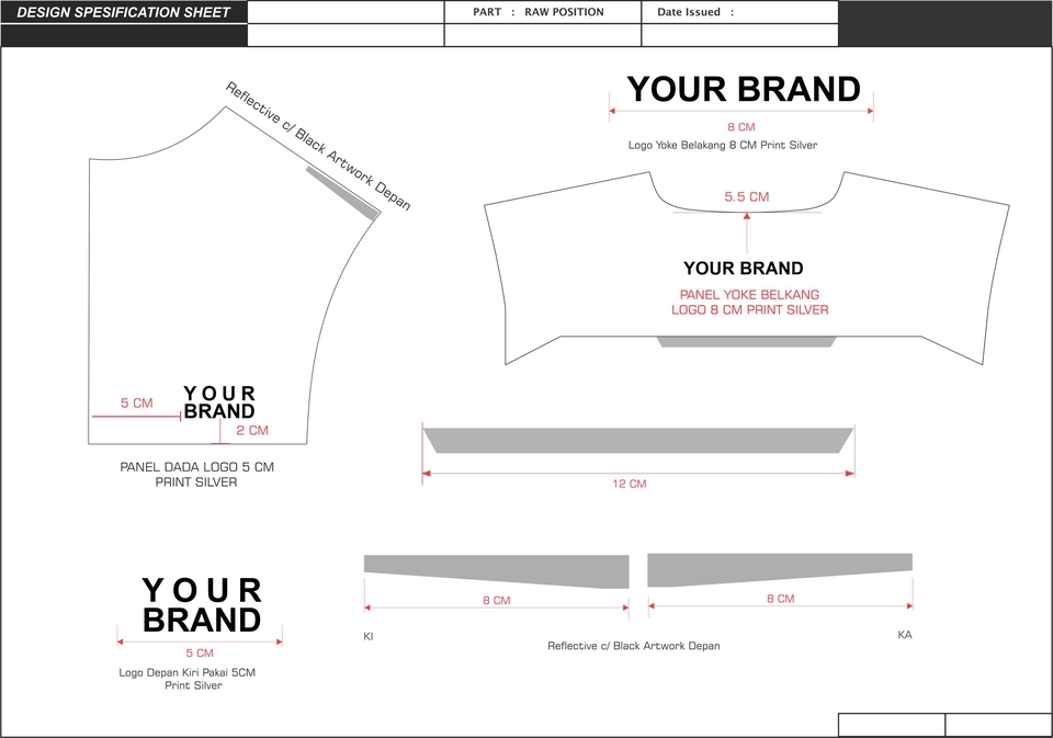 Desain Kaos & Motif - Desain Jacket gunung dan harian worksheet - 4