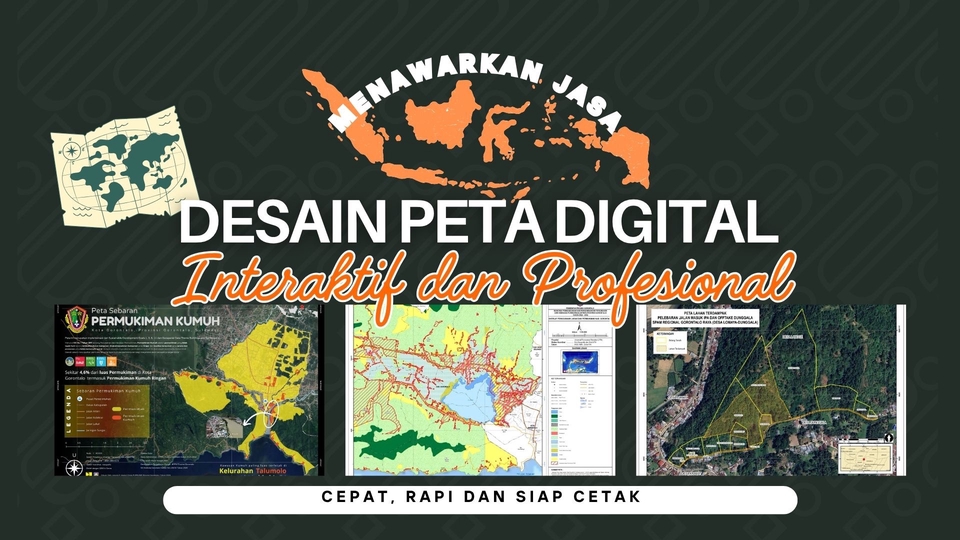 Jasa Pembuatan Peta GIS Profesional dan Akurat - Jasa pembuatan peta digital tematik 