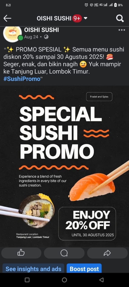 contoh iklan penjadwalan