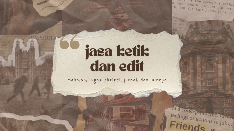 Jasa Ketik dan Edit 