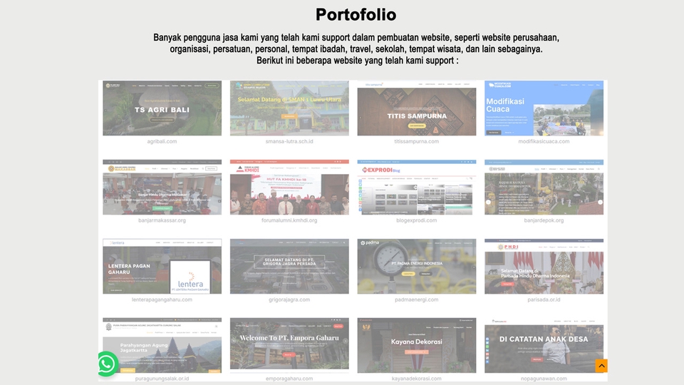 Web Development - Jasa Pembuatan Website Profesional Terjangkau | Website Company Profile, Toko Online, Sekolah, Dll - 3