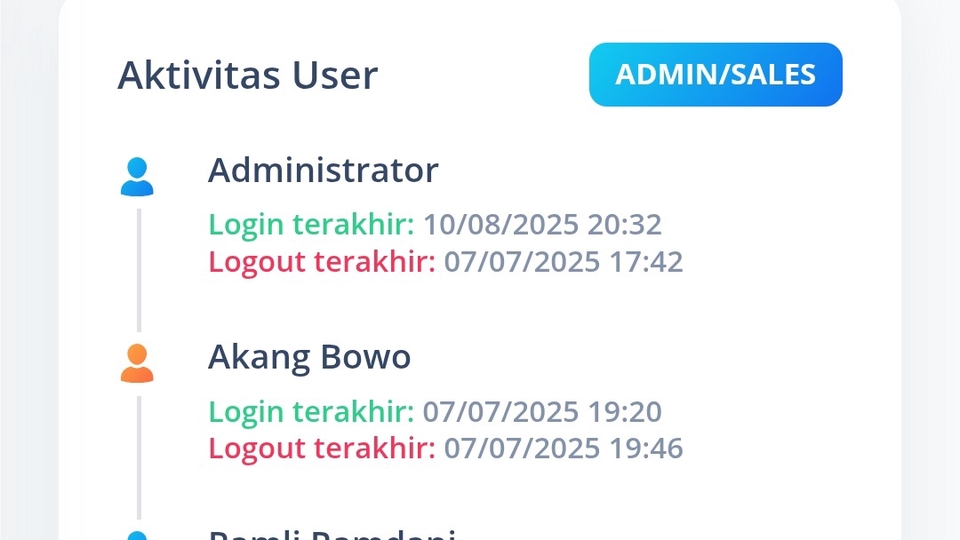 Jasa Pembuatan Software dan Program Dekstop - Web apps Inventory system