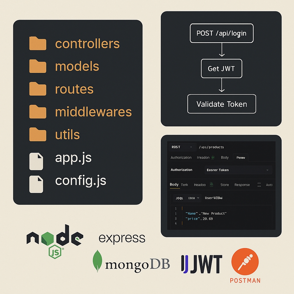 source code tree packages, flow security JWT dan Testing menggunakan Postman
