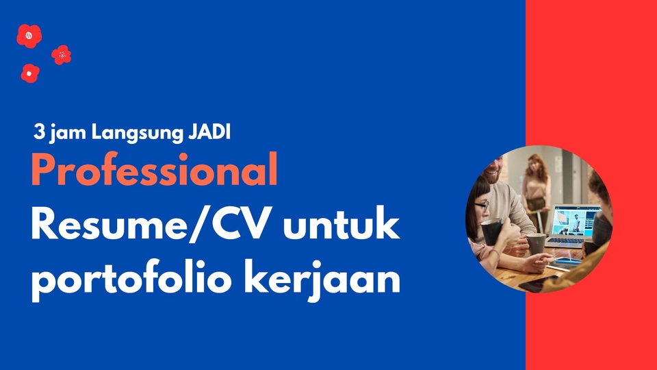 Jasa Desain CV (Curriculum Vitae) & Portofolio - Pembuatan Profesional CV Resume kerjaan menarik Creative 