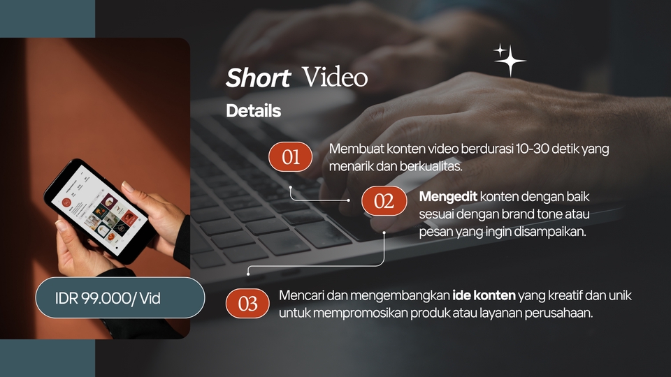 Content Creator - Membuat Konten Tiktok/ Reels/ YT (Content Creator) - 3
