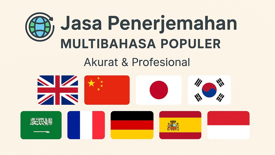 JASA PENERJEMAHAN MULTIBAHASA POPULER – Akurat & Profesional