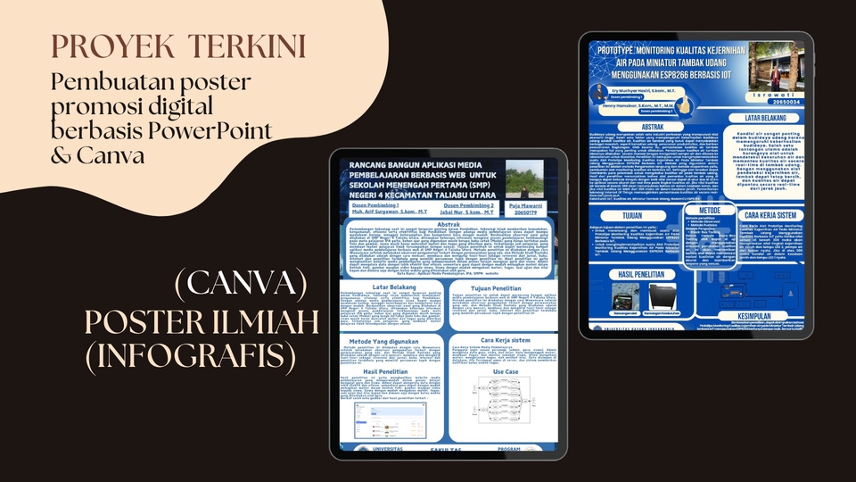 Poster ilmiah (infografis)