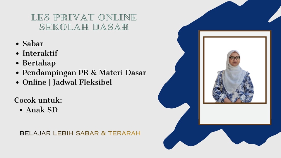 Pendamping belajar anak | Pengalaman mengajar 1 tahun | Pendekatan sabar & suportif