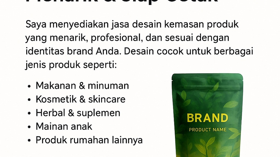 Jasa Desain Label / Stiker Berbagai Produk dan Makanan  - Desain Kemasan Produk Kreatif dan Profesional