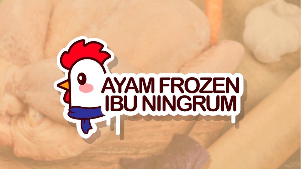 Desain Logo - Ayam Frozen Ibu Ningrum