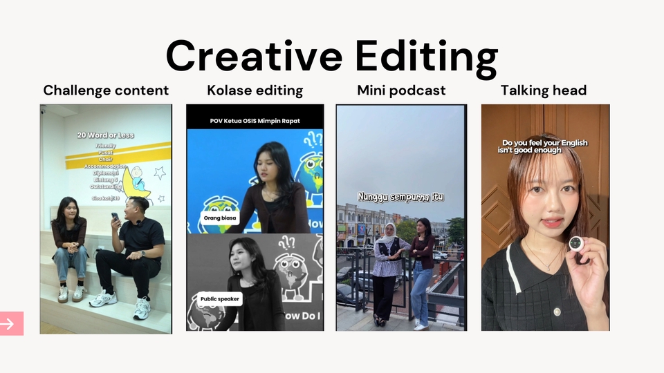 Video Editing - Jasa Video Editor TikTok Instagram profesional dengan harga terjangkau - 4