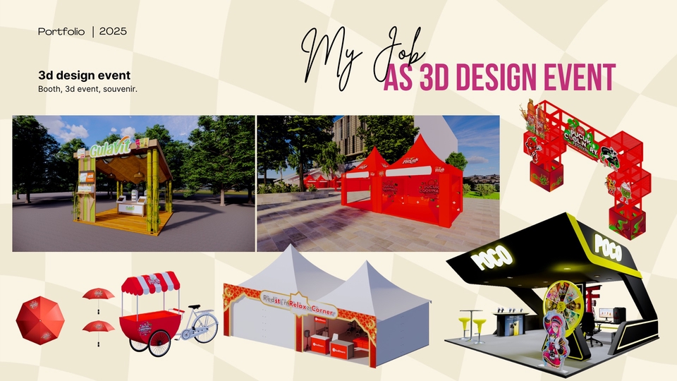 Jasa 3D Design Event/ Booth