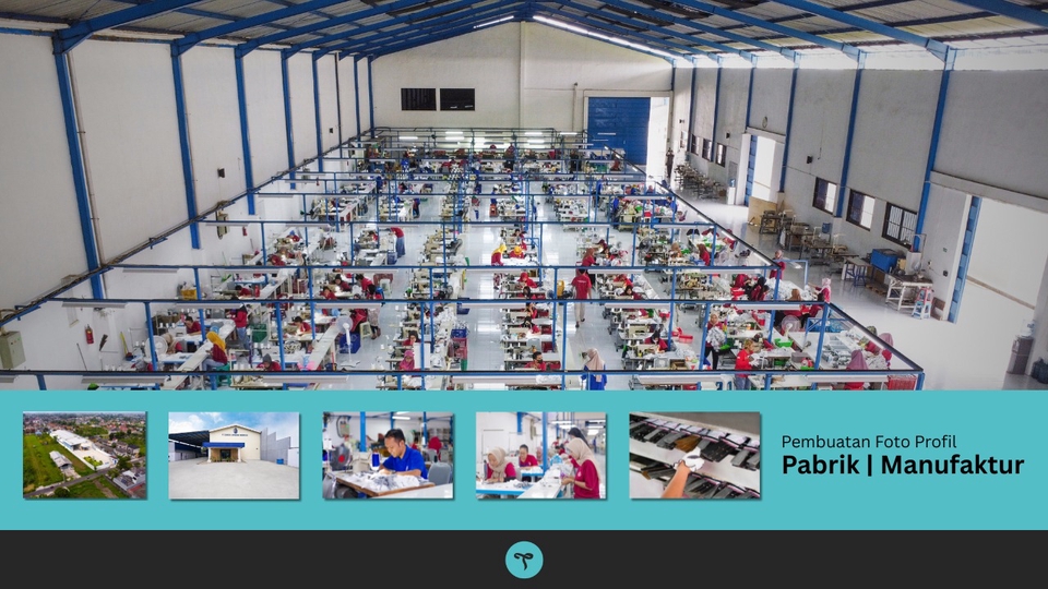 Cover 1, Pembuatan foto profil pabrik dan manufaktur.