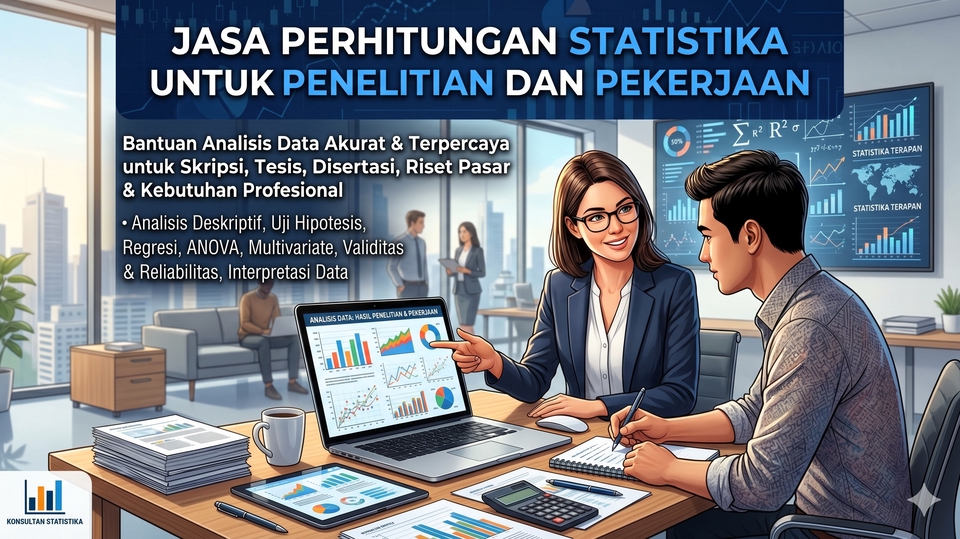 Jasa Perhitungan Statistika untuk Penelitian dan Pekerjaan