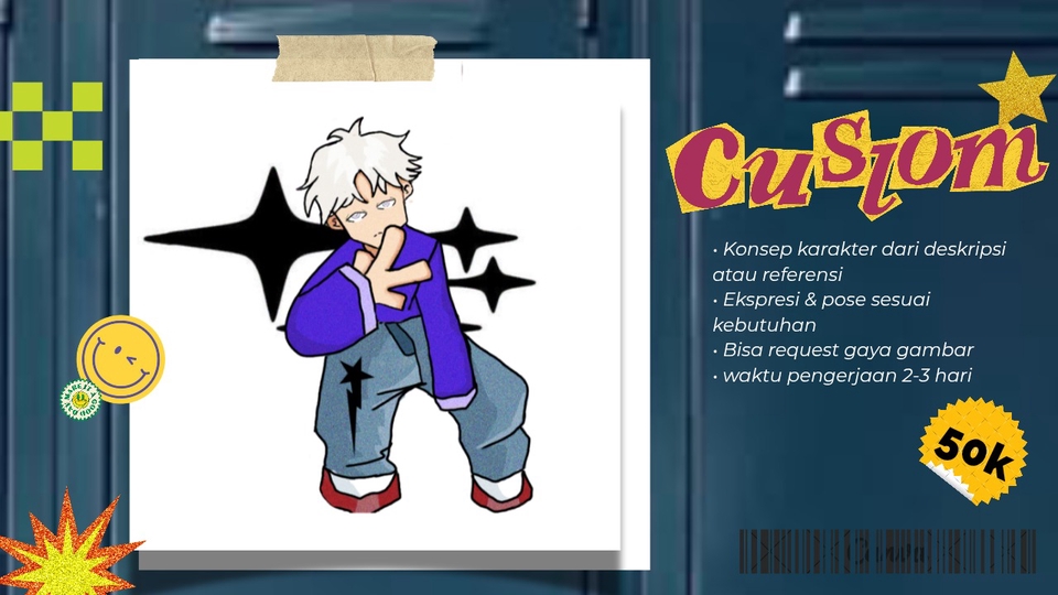 💥 Desain karakter - buat desain sesuai imajinasi kamu