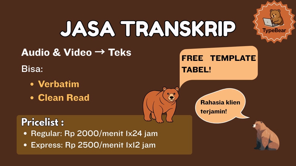 Jasa Transkrip Audio Rekaman Wawancara - Jasa Transkrip Audio & Video