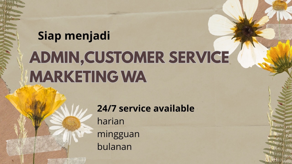 Jasa Admin Online Shop Shopee, Tokopedia, Lazada dan Lainnya - Jasa Customer Service Online | Balas Chat, Komplain, & Follow Up Order