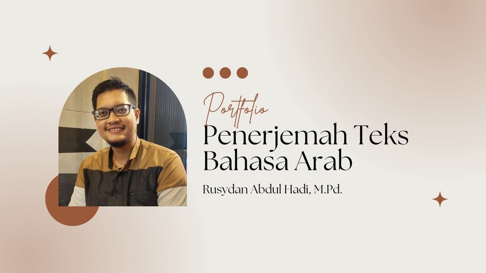 Penerjemahan/Translate "Arab-Indonesia" PRO 1 Hari Jadi
