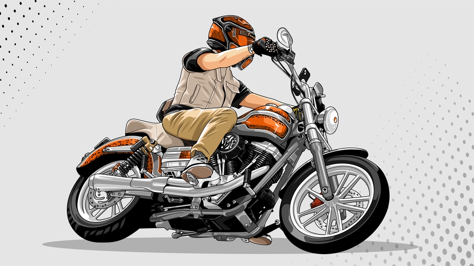 Vektor - ilustrasi vector motor - 8
