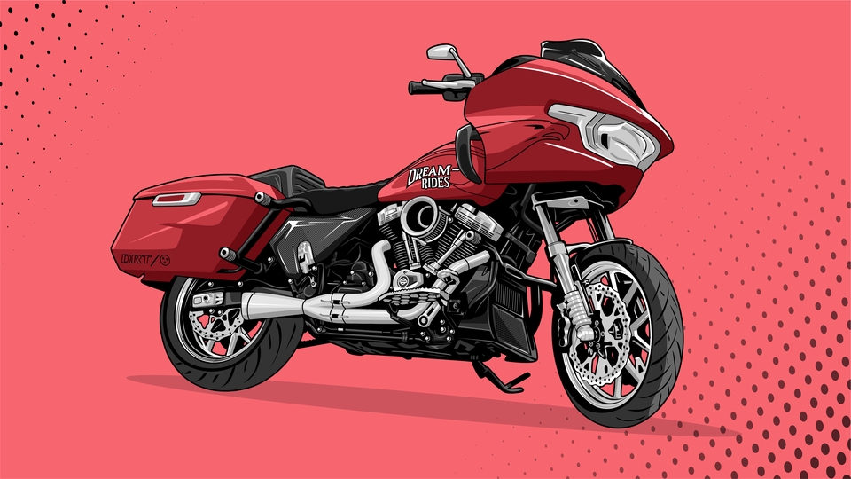 Vektor - ilustrasi vector motor - 2