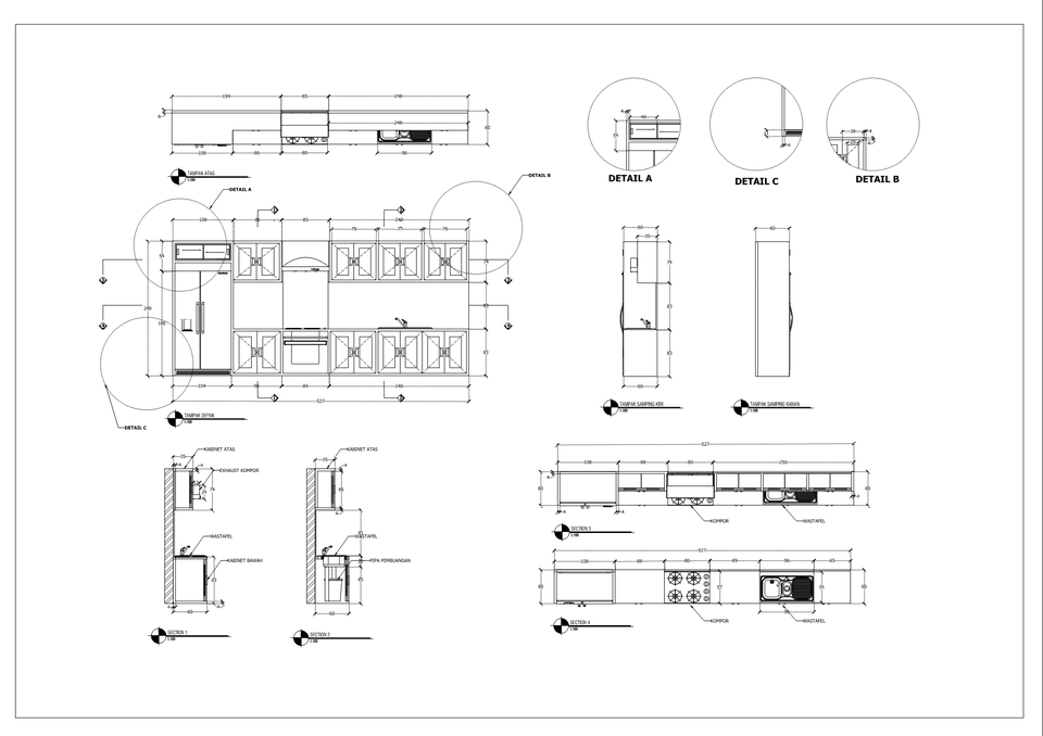 CAD Drawing - Jasa Pekerjaan Desain Interior 2D dan 3D - 5