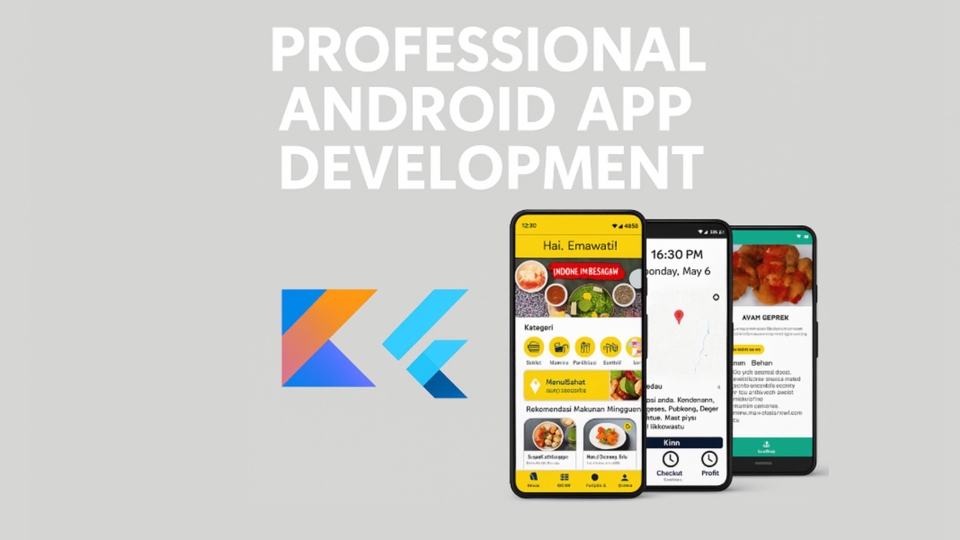 Jasa Pembuatan & Pengembangan Aplikasi Android - Professional Android App Development – Kotlin, Flutter