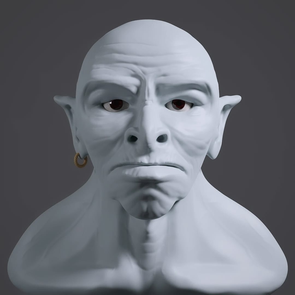 3D Model - Modeling 3D Head Sculpt - 10