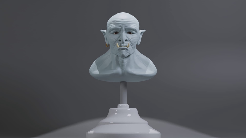 3D Model - Modeling 3D Head Sculpt - 9