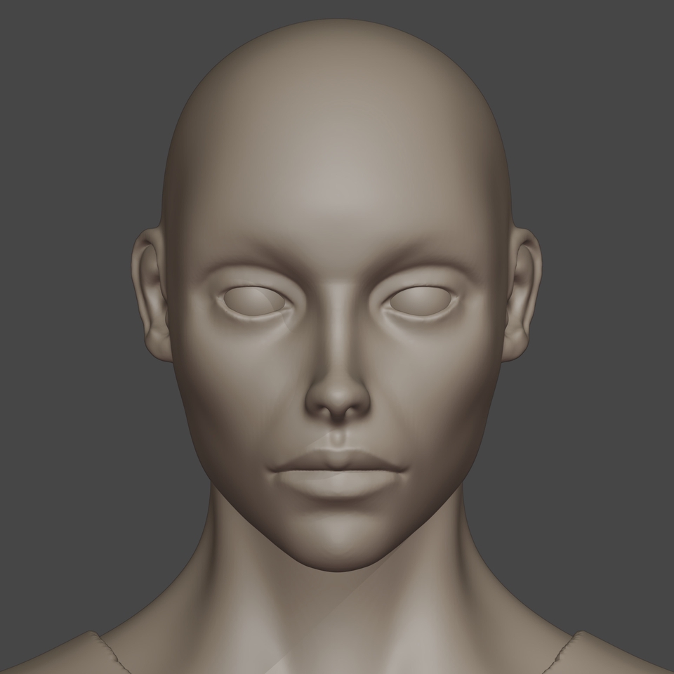 3D Model - Modeling 3D Head Sculpt - 4