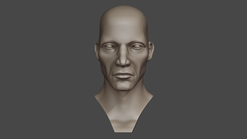 3D Model - Modeling 3D Head Sculpt - 3