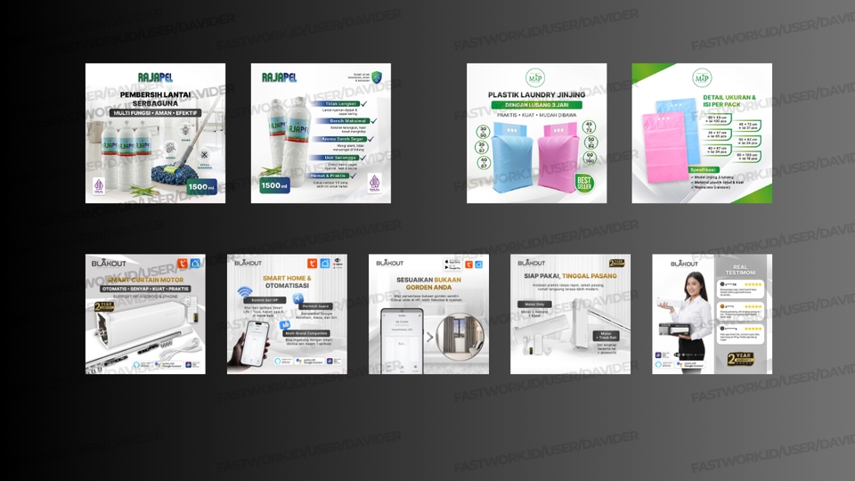 desain foto produk marketplace ilustrasi toko online toserba skincare cover slide thumbnail produk