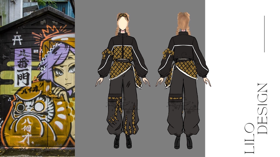 Desain Kaos & Motif - Fashion Design Simple | Fashion Designer | Fashion Illustrator - 2