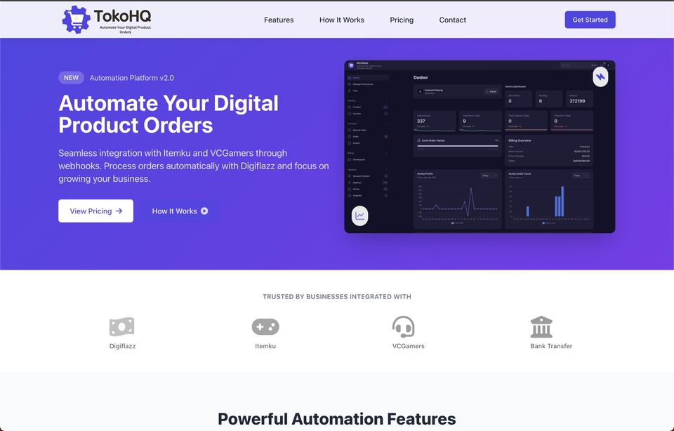 Web Development - Setup Otomatisasi Itemku ke Digiflazz - Auto Order & Telegram Notifikasi - 2